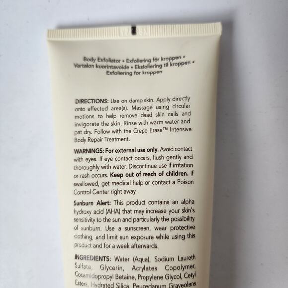 New Crepe Erase Exfoliating Body Polish Trufirm Complex 8 fl oz / 236 ml - Picture 5 of 7
